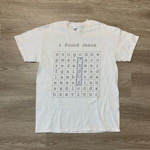 I found Jesus cross word tee